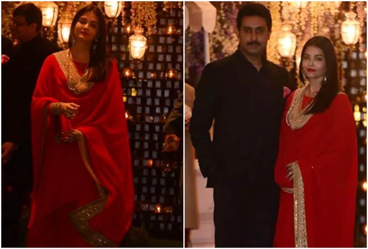 Aishwarya Rai dances to Desi Girl with Abhishek Bachchan and Aaradhya at Shloka Shetty's wedding