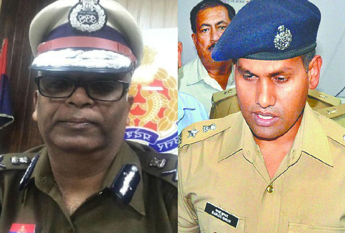 Platinum Medal to ADG Ajay Anand and SSP Bablu Kumar By Dgp On Republic   Day