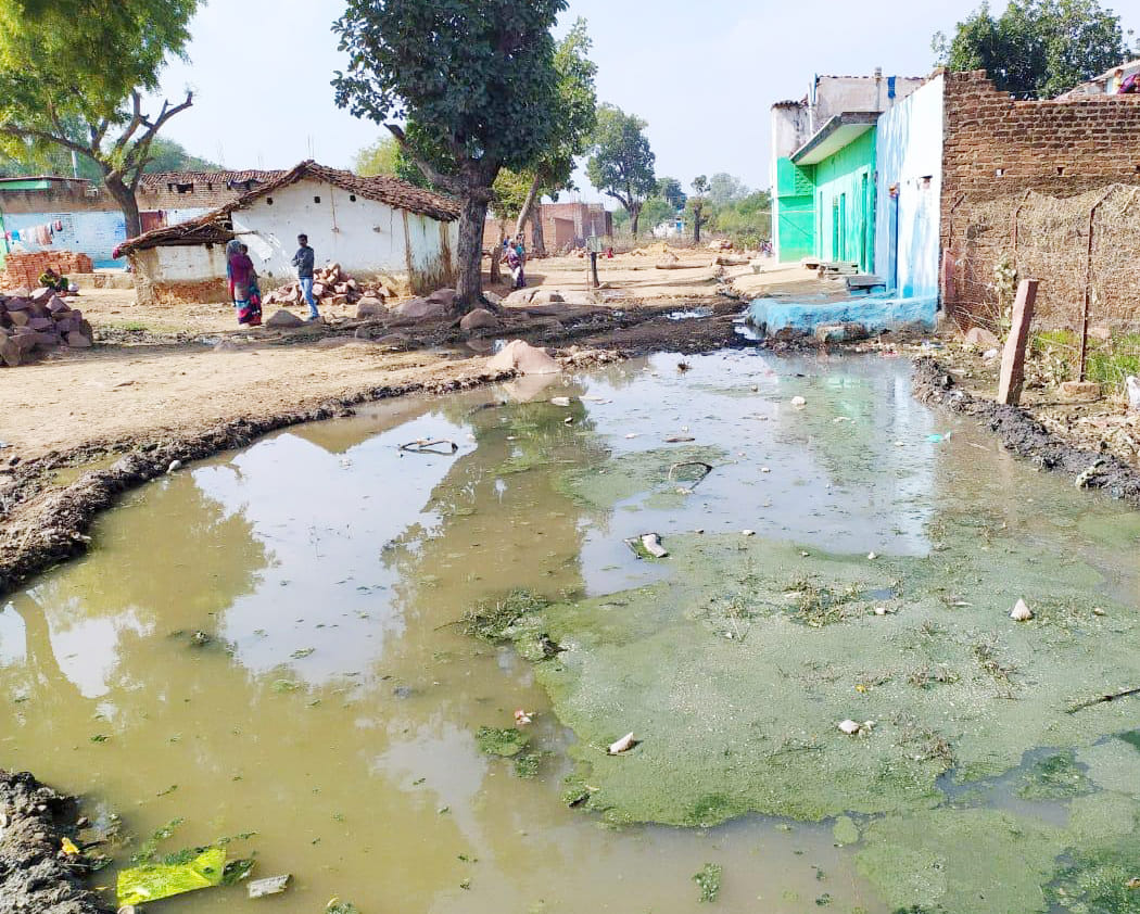 Raw roads and mud increase peoples problem