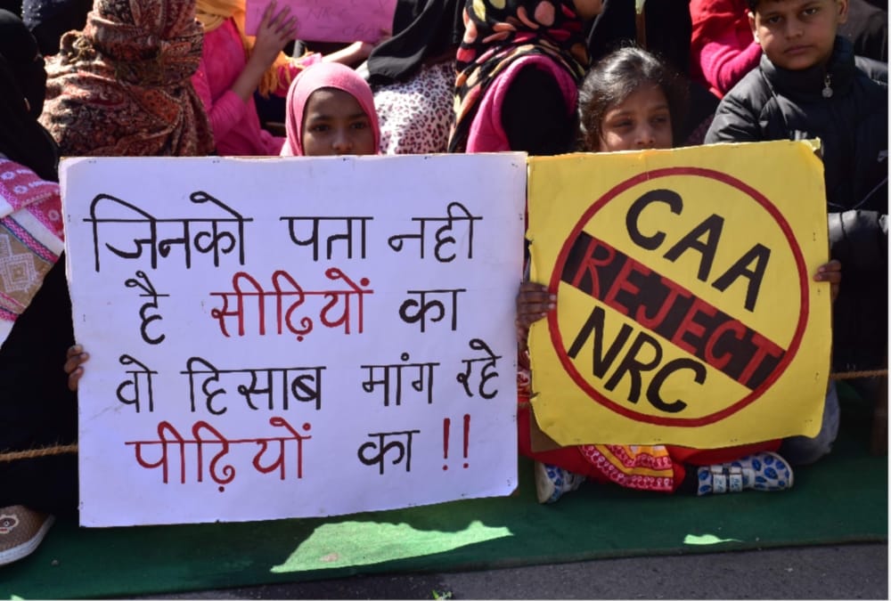 Muslim Women Protest against Caa Whole Night Like Shaheen bagh in haldwani