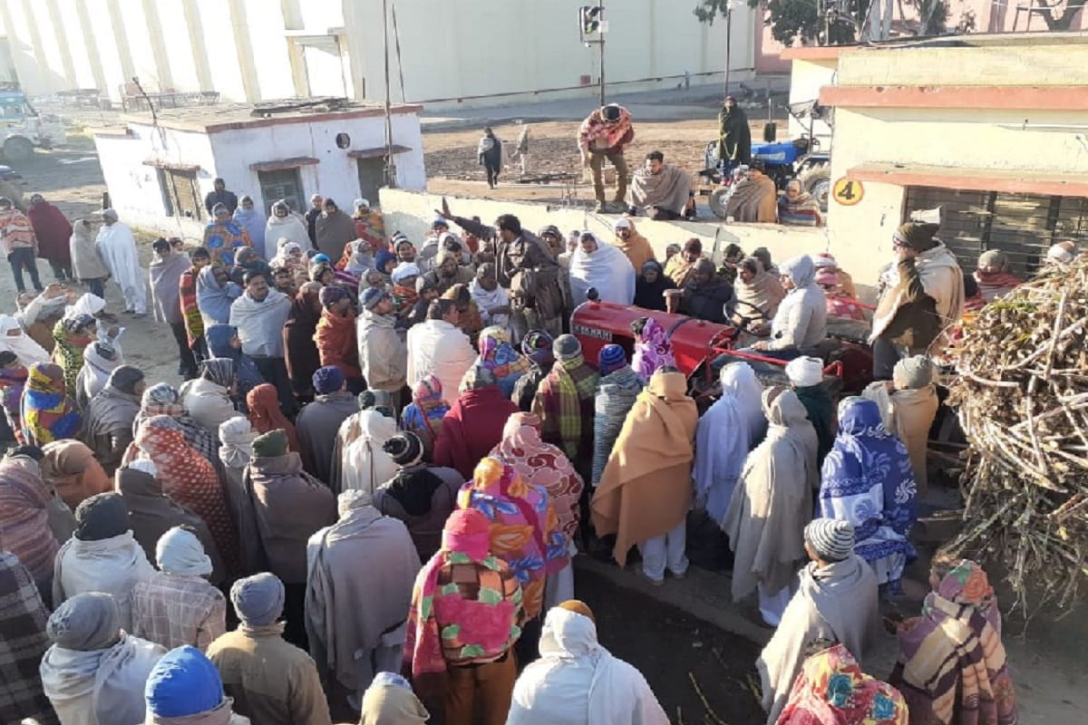 The farmers has ruckus in Ramala Sugar Mill at Baghpat of Uttar Pradesh