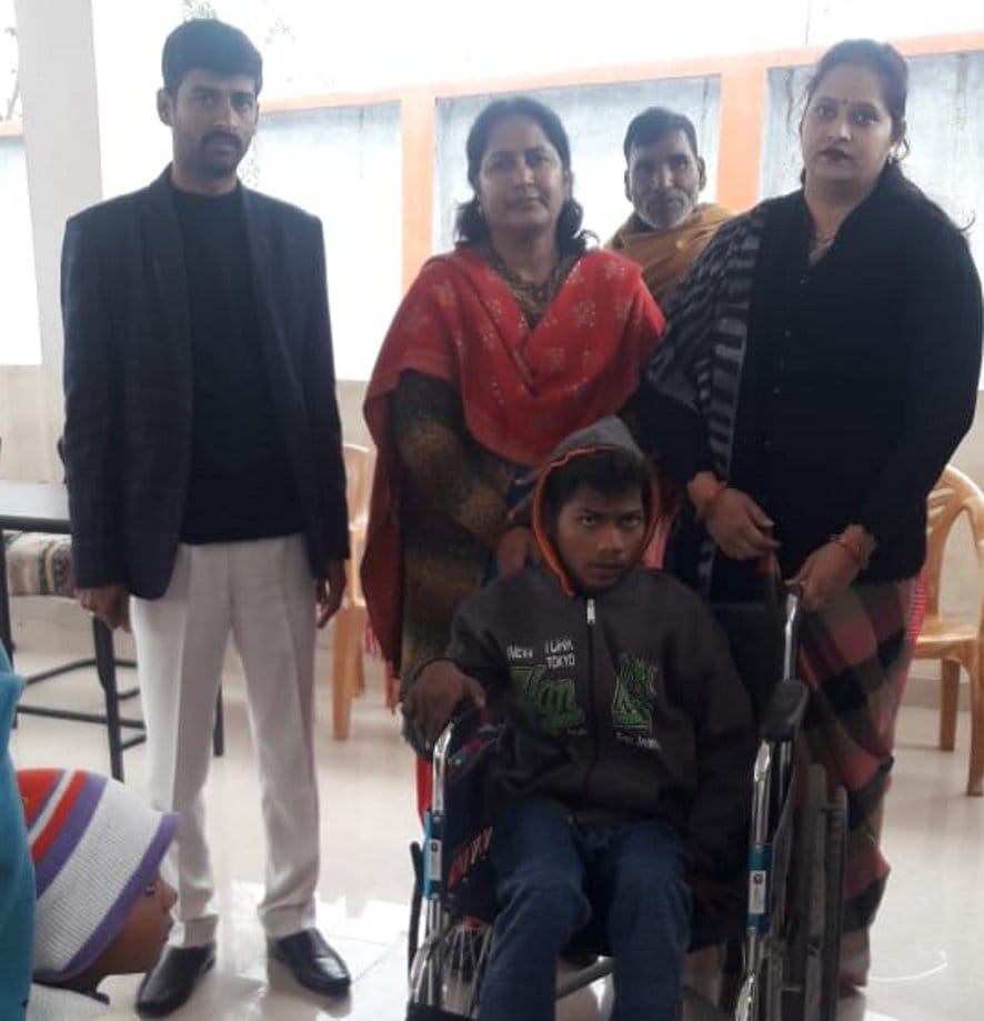 Tricycle distributed to the differently-abled
