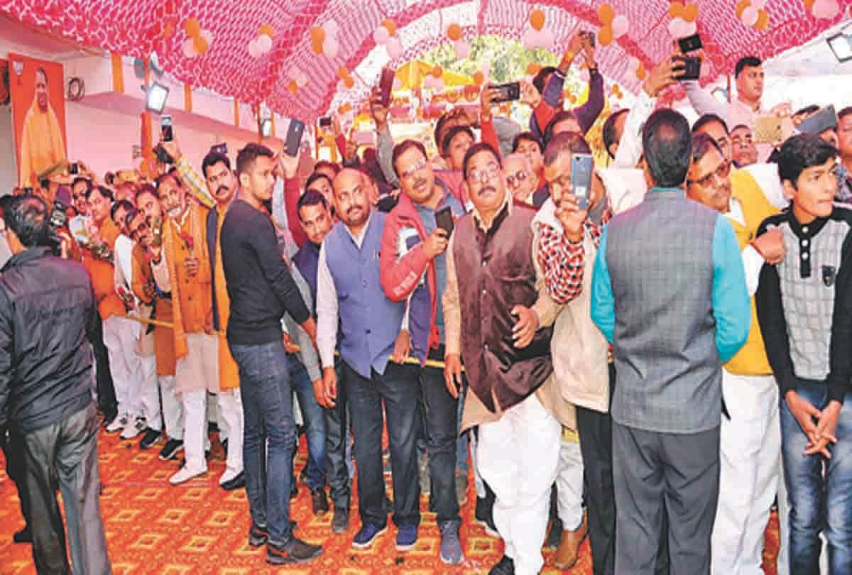 Yogi reached Pratapgarh to receive the offerings of Shrimad Bhagwat Katha