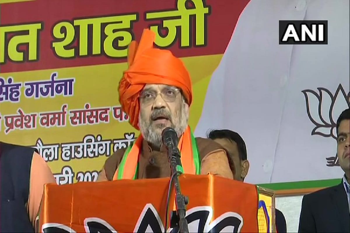 Delhi assembly election 2020: Amit shah attacks rahul gandhi and aap in a rally