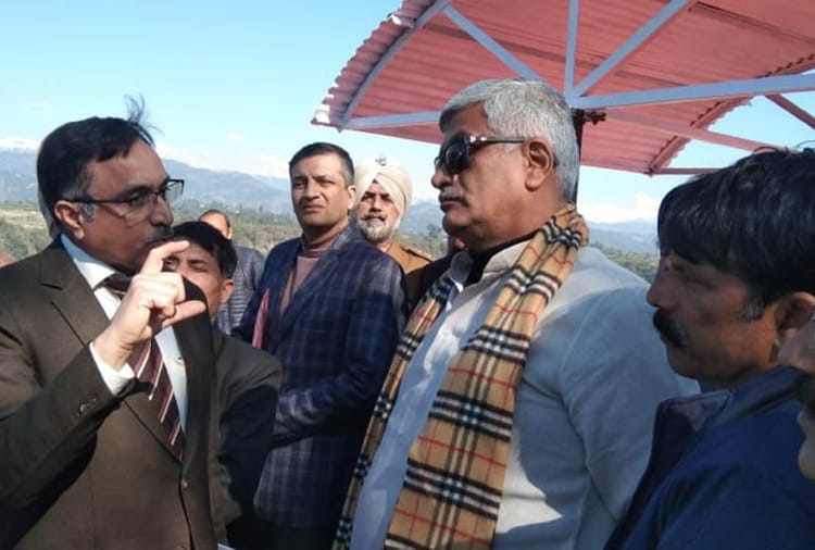 Gajendra Singh Shekhawat reached at pathankot of Punjab