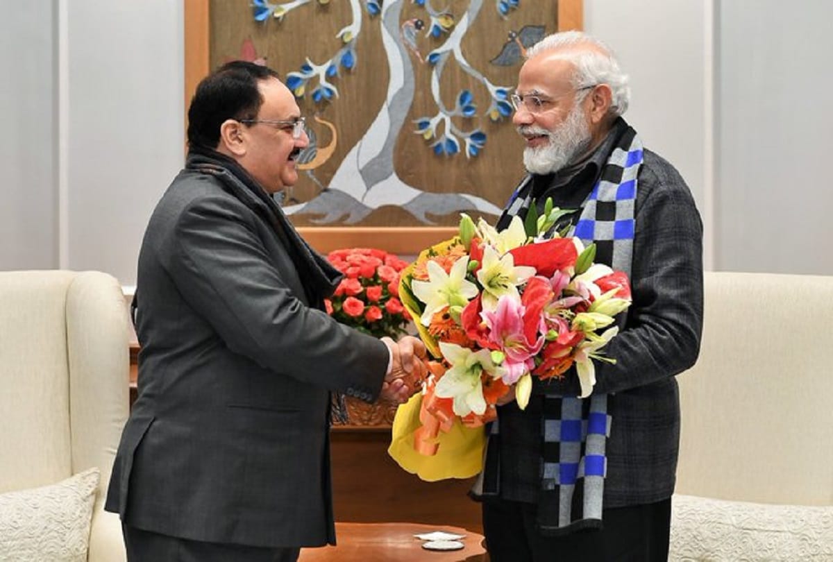 BJP president JP Nadda asked party workers to spread PM Modi's message to every house