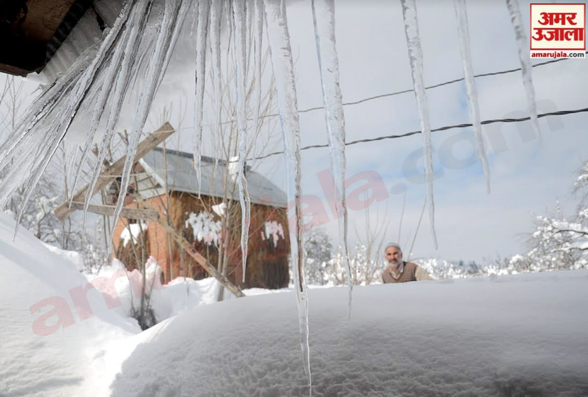 Cold wave due to heavy snowfall in Kashmir
