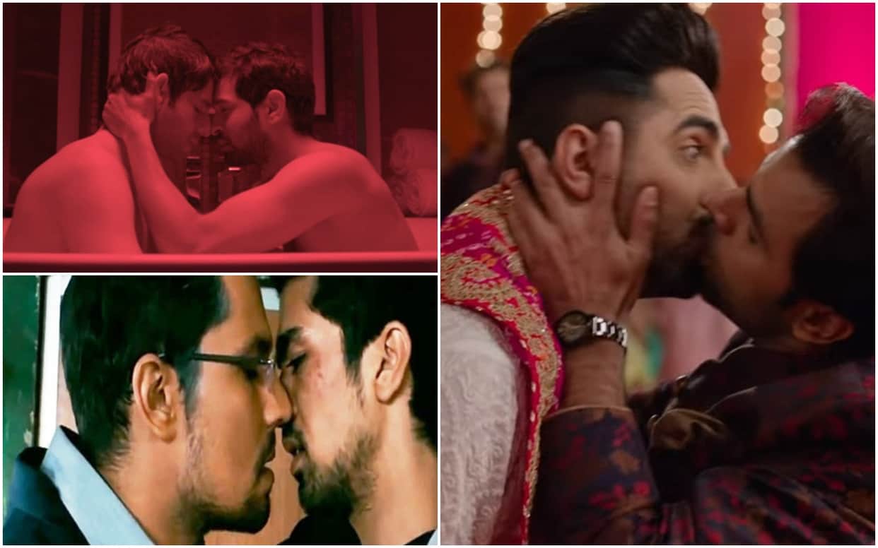 Hottest Kissing Scenes On-screen Actors gay kissing Like ayushmann khurrana