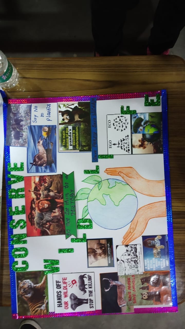 The pain of creatures burnt by fire in collage