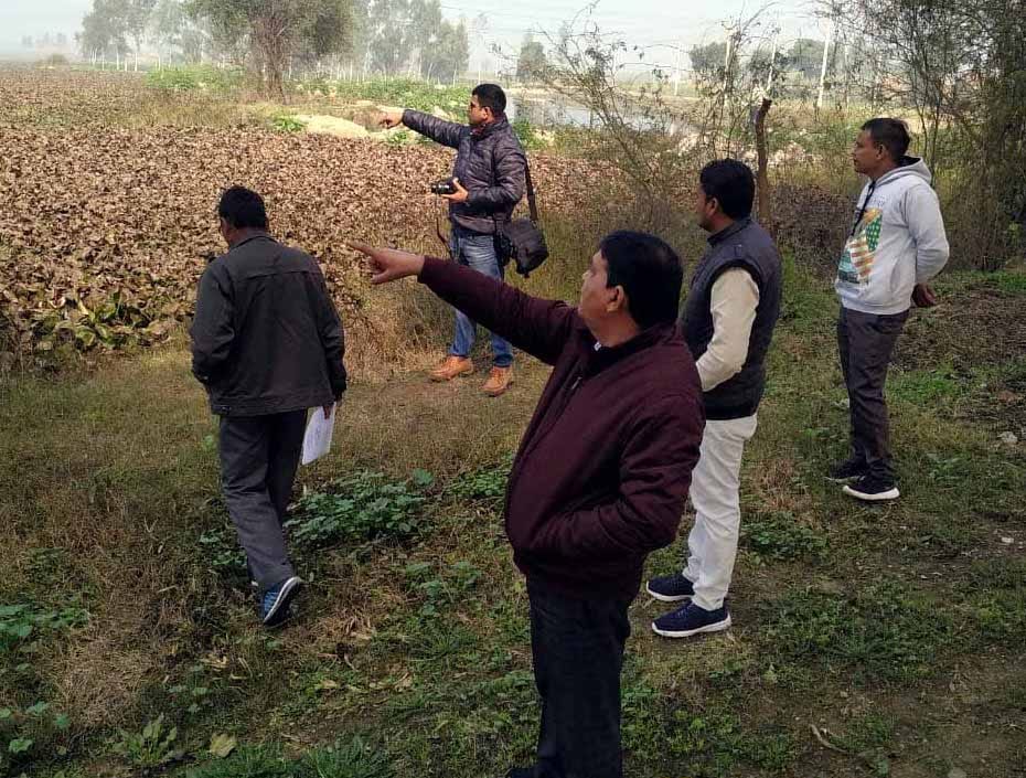 Scientists of Forest Research Center Dehradun inspect Mammore Lake