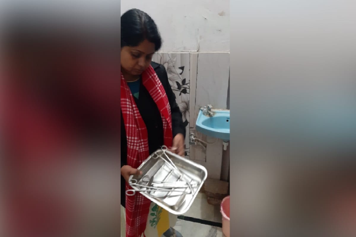 Abortion center was running in beauty parlor in a village of Meerut city