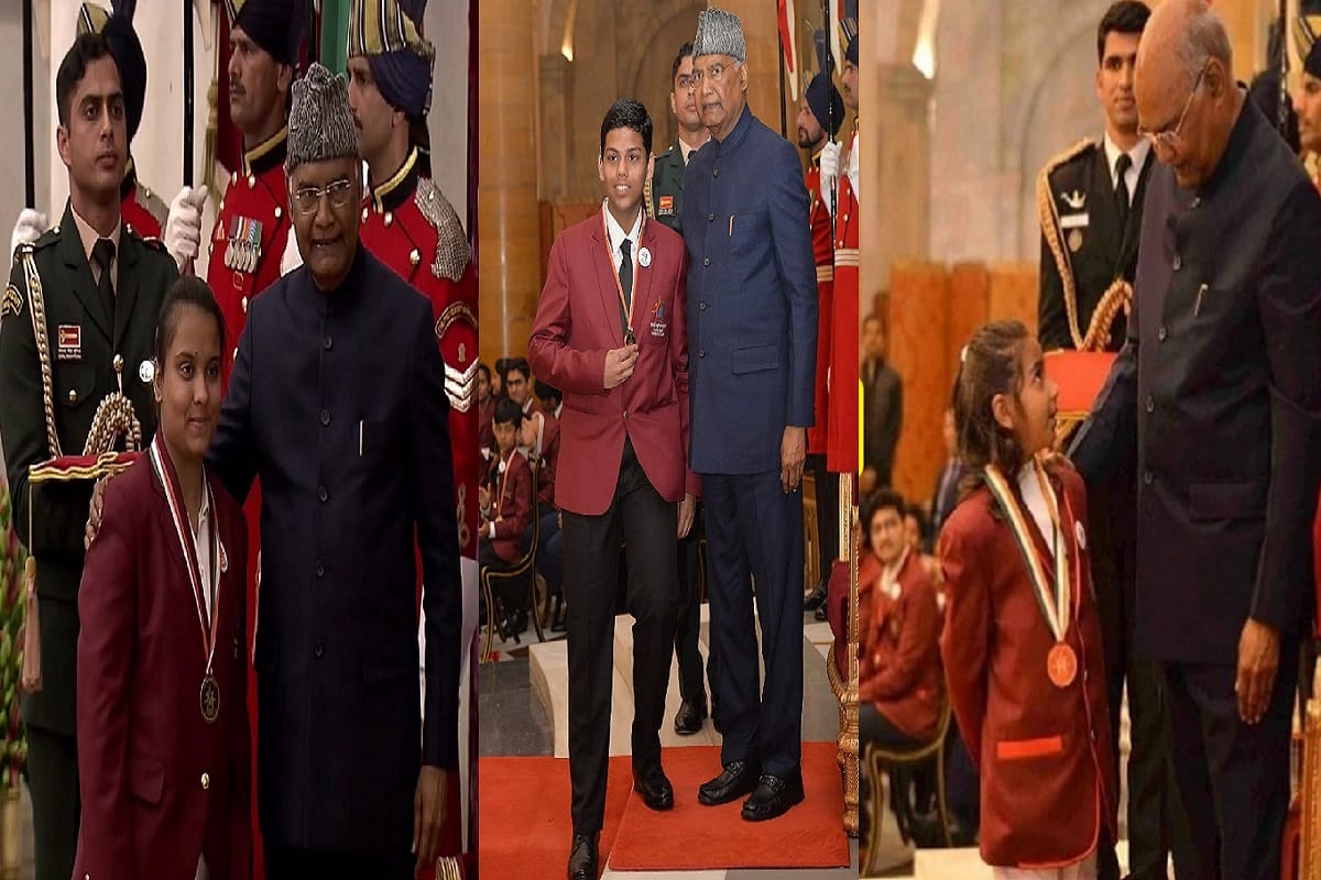 Vinayak and Aarushi of Meerut has get the National Children's Award after Eha Dixit