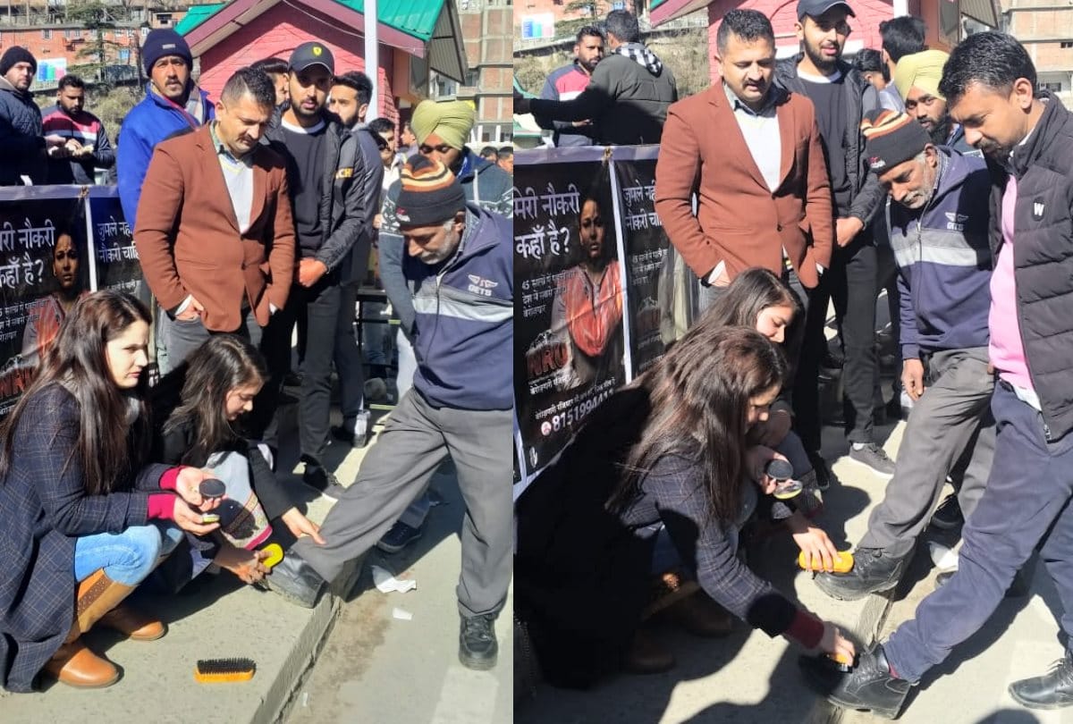 youth congress protest against unemployment and centre govt policies