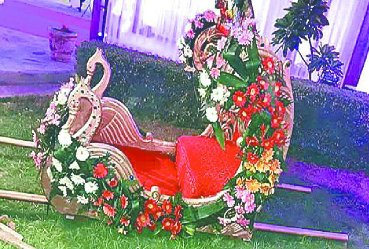 Marriage Ceremony Groom Come in Victoria Baggi Bride in Rajasthani   Palki