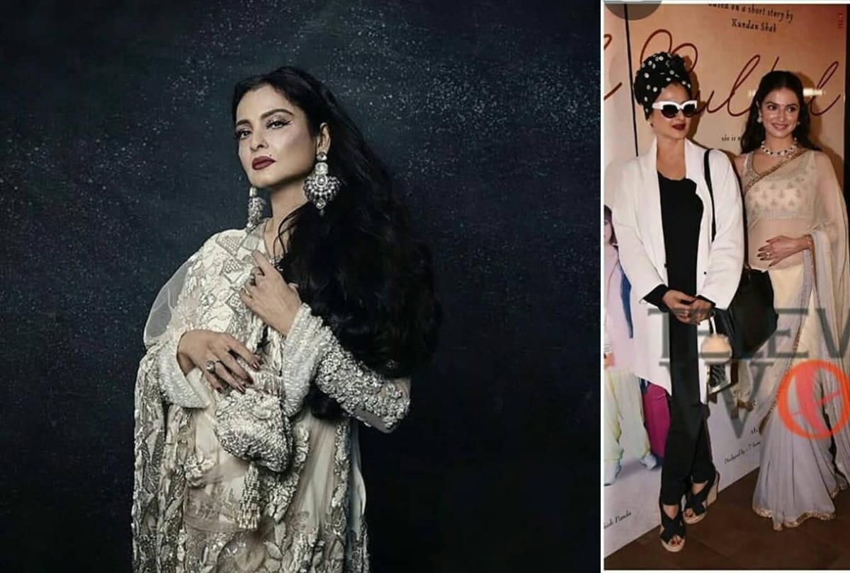 rekha also looks gorgeous in western outfits