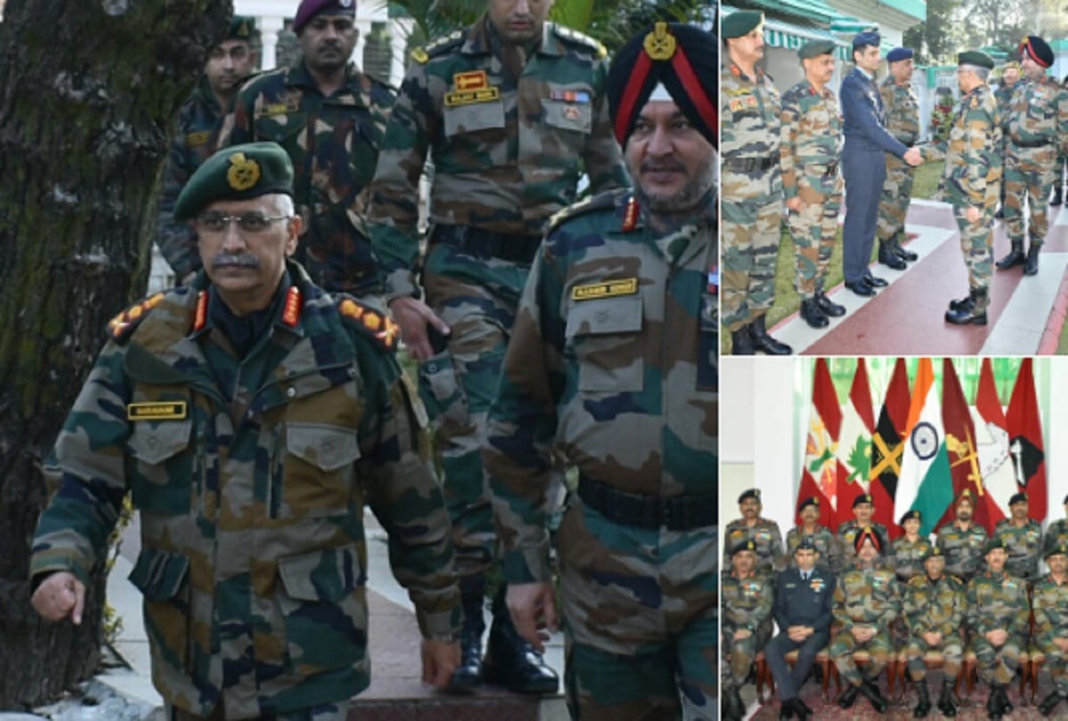 Army Chief General Manoj Mukund Naravane visited Headquarters Northern Command at Udhampur, JK