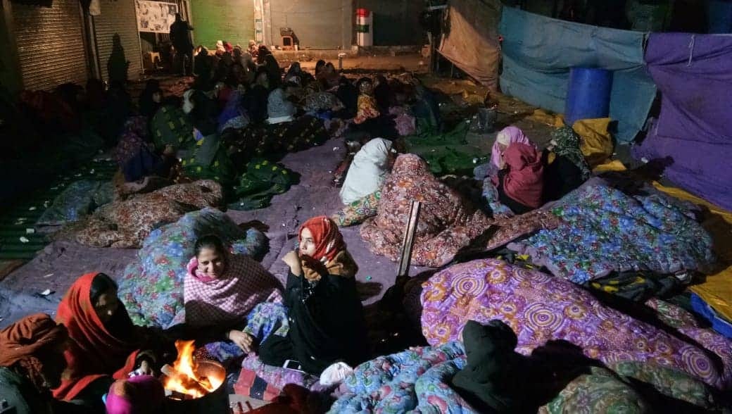 Shaheen bagh in haldwani : Muslim Women Protest against Caa