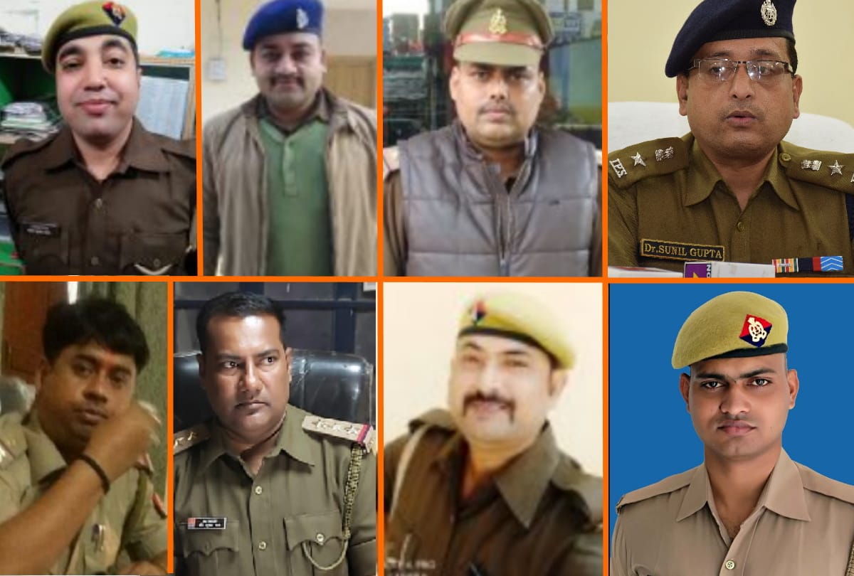 Seven policemen of Gorakhpur district will be honored with DGP's silver medal on Republic Day