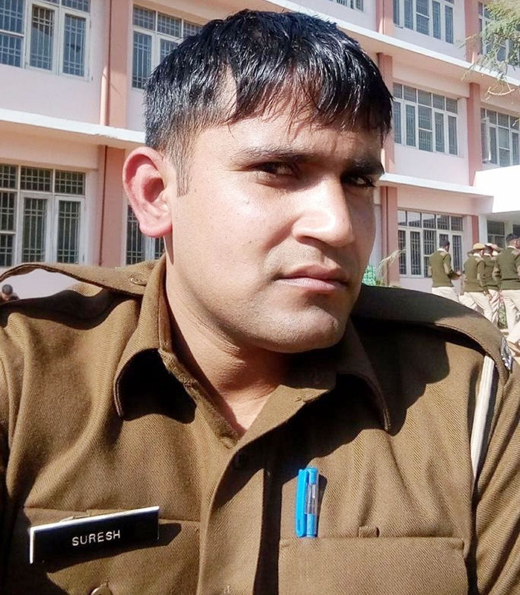 dumper slashed policeman