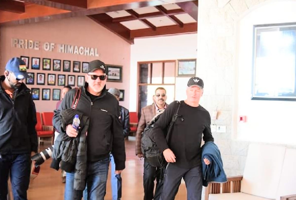 cricketer Steve Waugh arrives at Dharamshala Stadium, played cricket with women players