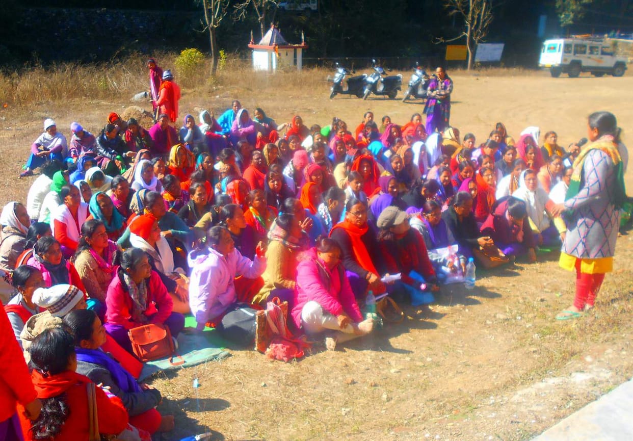 Anganwadi workers thunder in child development office