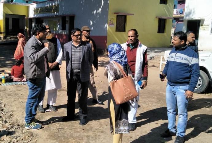 Enraged to see encroachment on school land