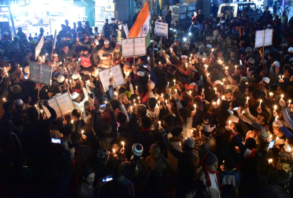 Muslim Women Protest against Caa in haldwani finish after three days