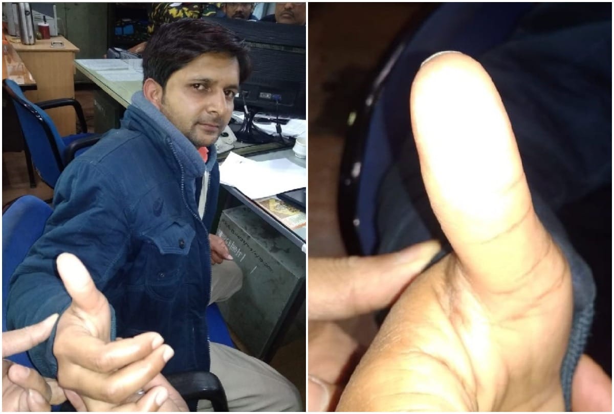 Forger arrested while joining through fake thumb in Baroda Uttar Pradesh Gramin Bank