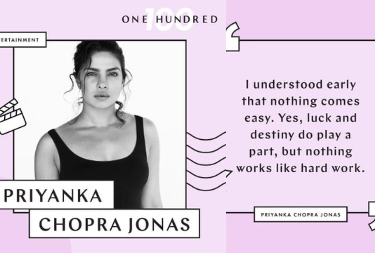 priyanka chopra listed in top 100 successful and inspiring women