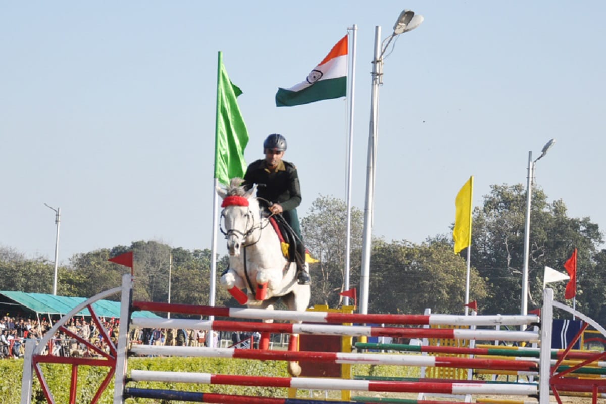 The display of military horse was astonishing