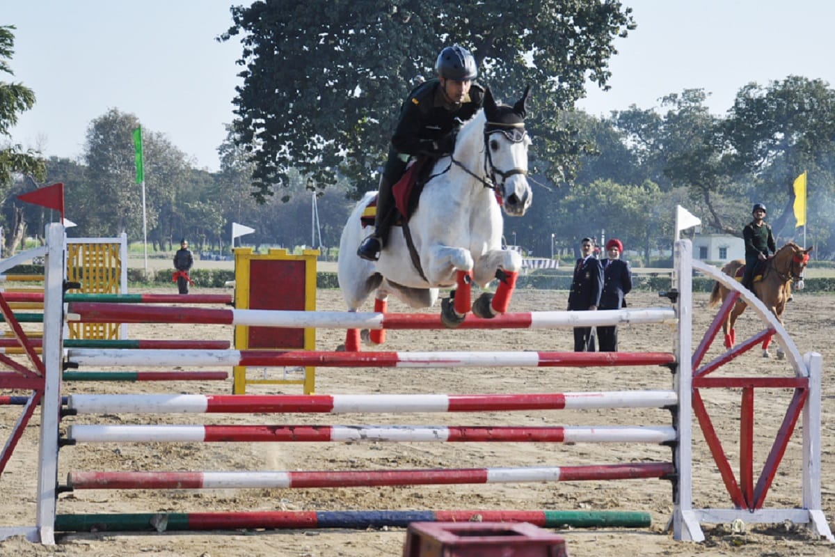 The display of military horse was astonishing