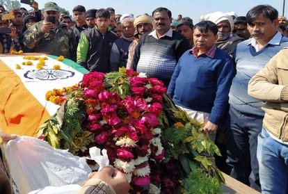 Assam Rifles soldier Funeral With Respect in Jasrana