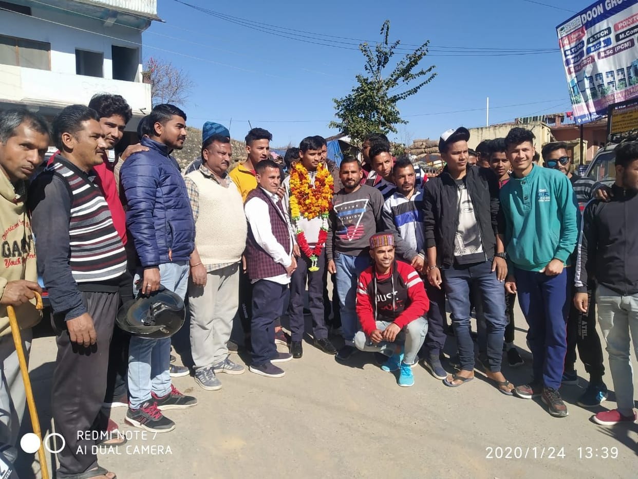 Footballers returned strongly after winning Uttarakhand