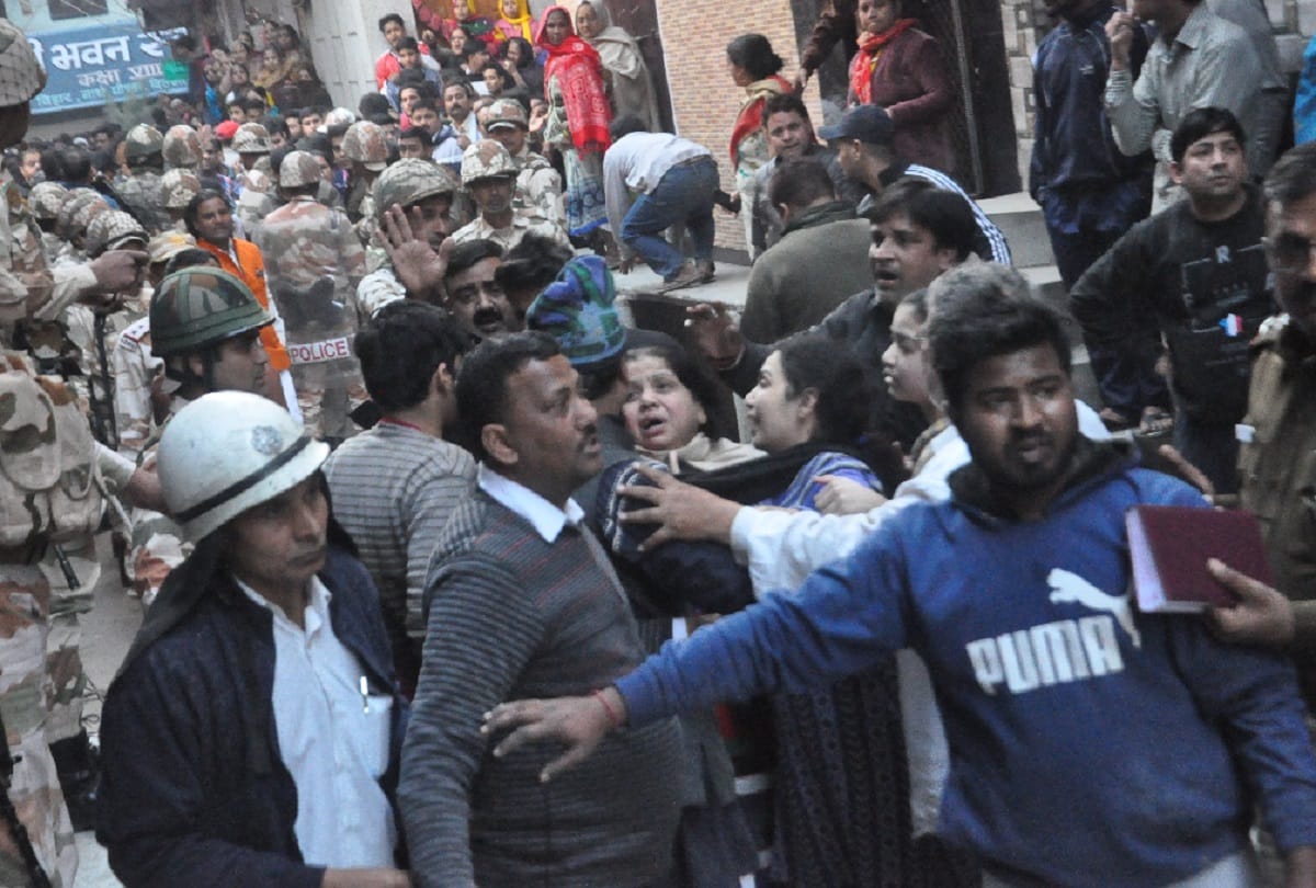 Delay in rescue work due to the arrival of vip people in bhajanpura