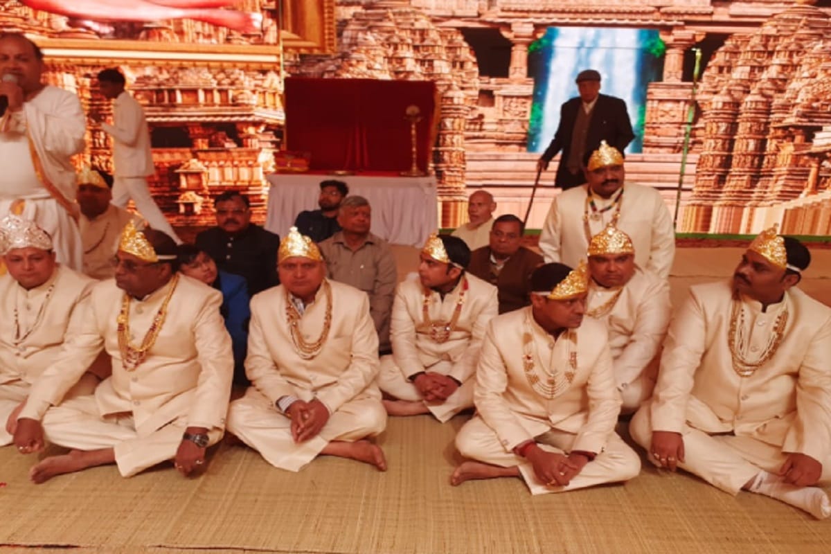 Panchkalyanak Pratishtha Mahotsav has started in Baraut of Baghpat City