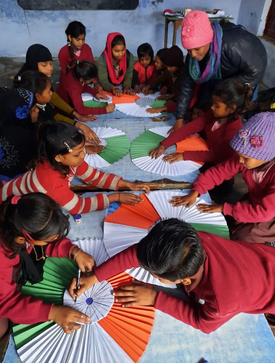 Hathras: Rehearsal for cultural programs on Republic Day