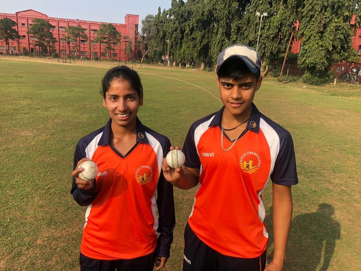 chandigarh won match by kashvi and rajni balling