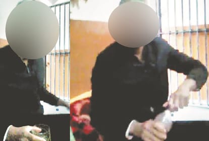 Big reveal from the video: inmates using Mobile and drinking in jail, Charas