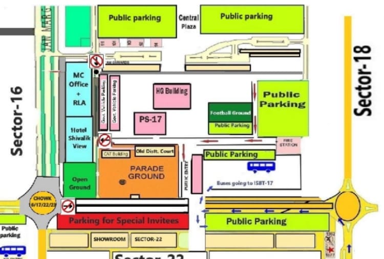 Traffic route changed on Republic Day in Chandigarh