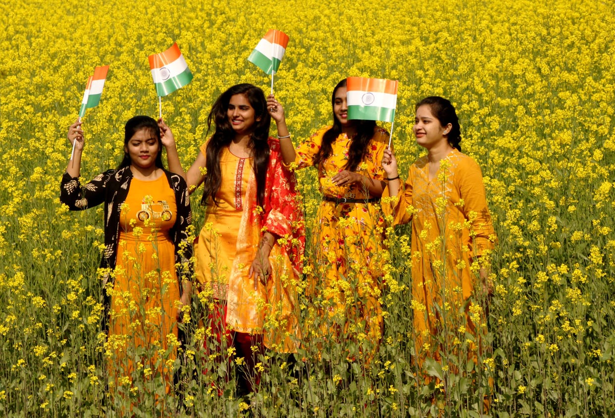 In celebration of Republic Day, residents of Kashi, along with country