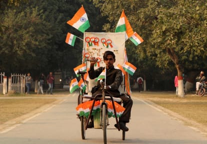 In celebration of Republic Day, residents of Kashi, along with country