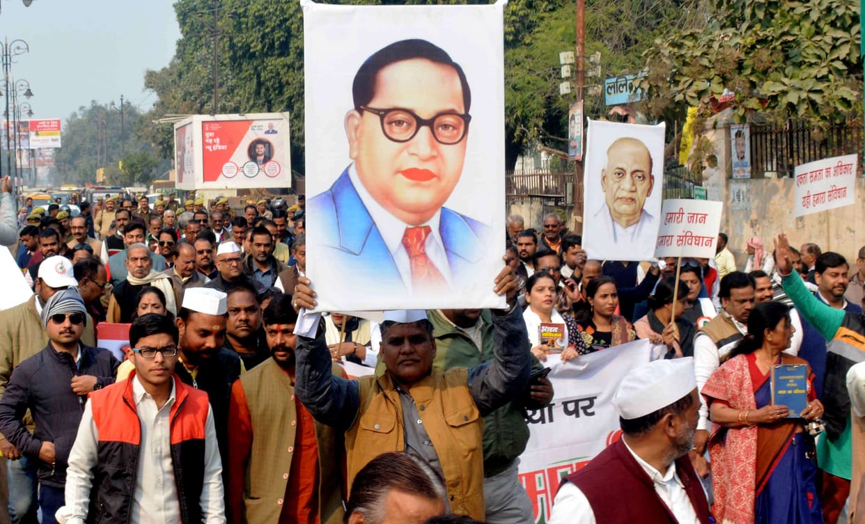 The Congress made a conscious march by taking out the constitution march