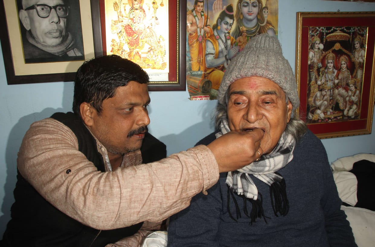 Award Received by the grace of Lord Bholeshankar: Pt. Channu Lal Mishra