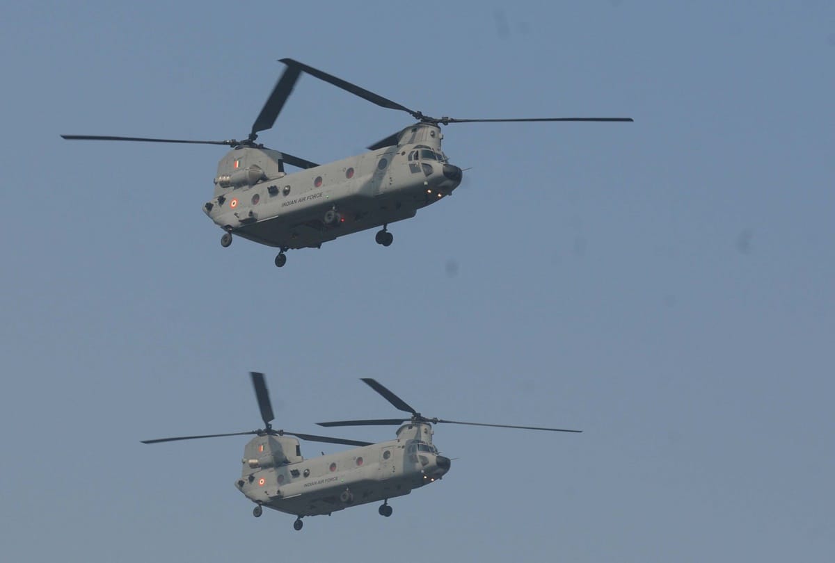 Airforce ready to respond to enemy with Chinook, Apache and rafale