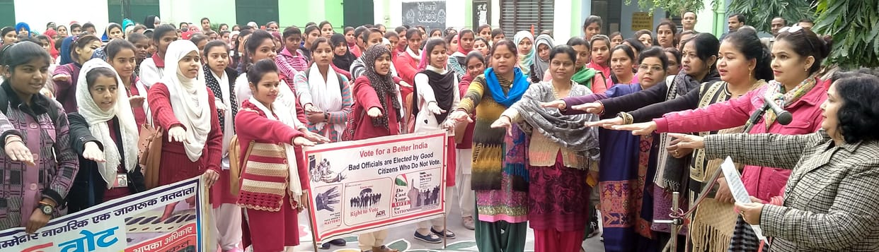 Pledge of right to vote