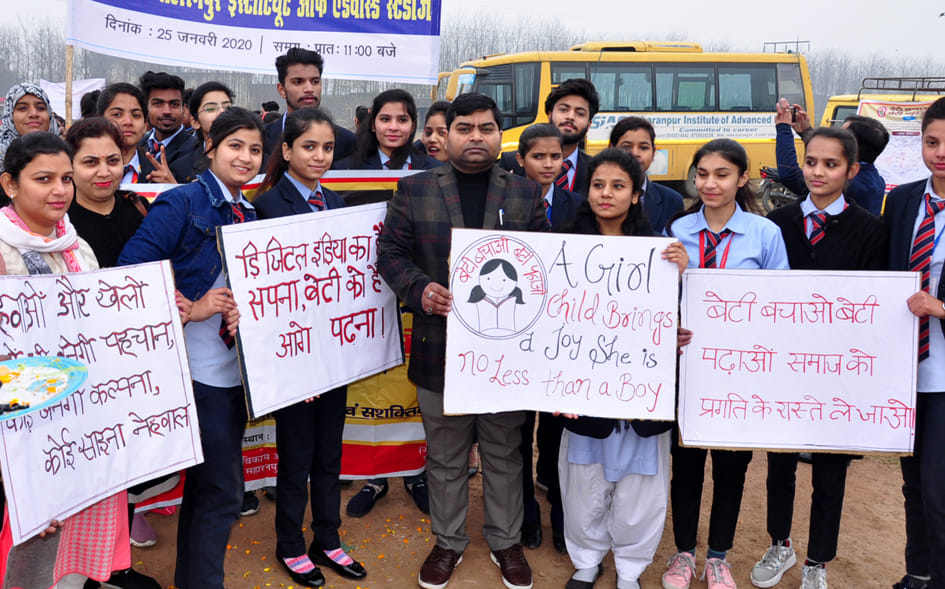 Save daughter, teach daughter rally