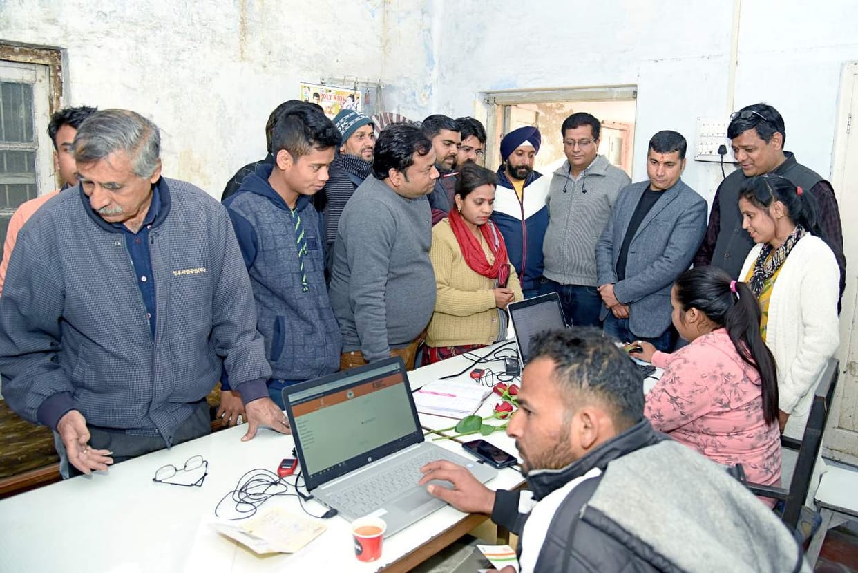 Camp set up for Atal Ayushman card