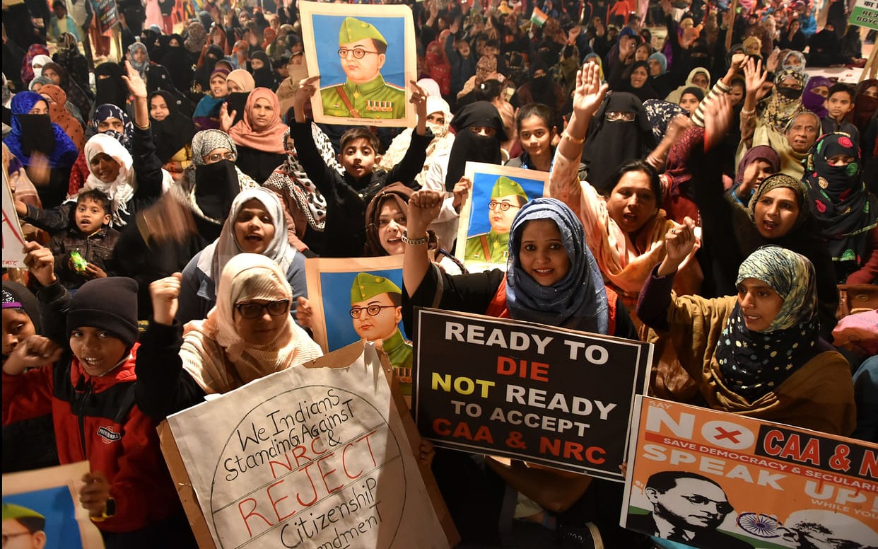 Prayagraj demonstrations agaisnt CAA