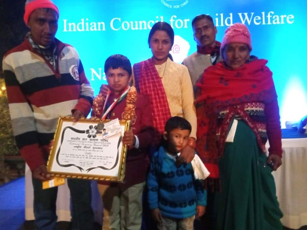 National bravery award 2019 : uttarakhand Rakhi parents get emotional