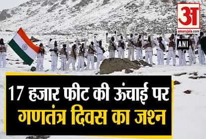 Indo-Tibetan Border Police Celebrating Republic Day